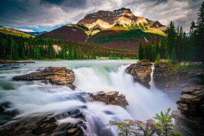 Sunwapta and Athabasca Falls