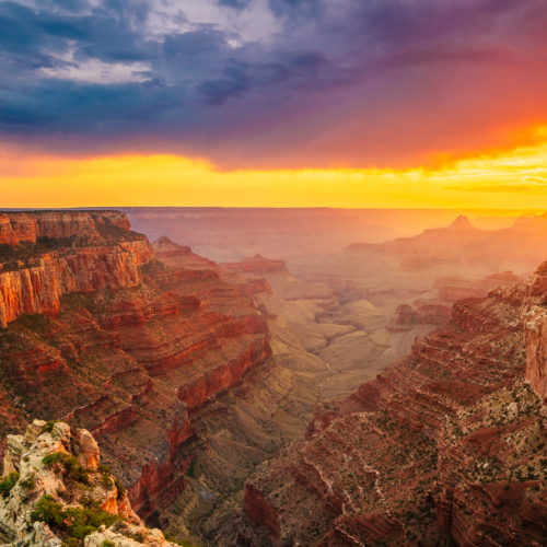 Photo of the Day – Smokey Sunset from the Grand Canyon North Rim