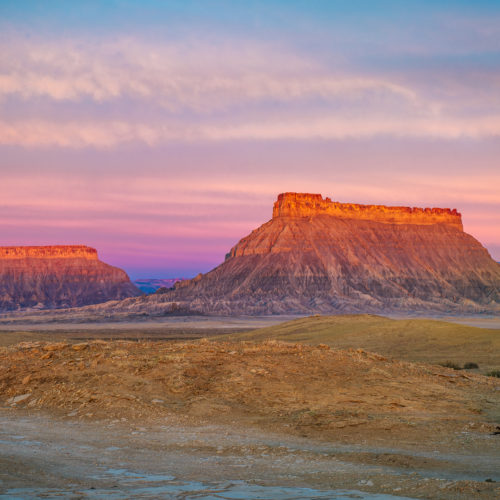 Photo of the Day – Sunrise View of Factory Butte, Southern Utah