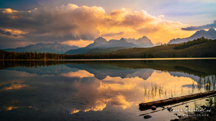 Photo of the Day – Smokey Sunset at Little Redfish Lake in the Sawtooth Mountains